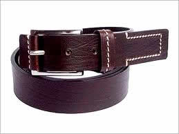 Leather belt